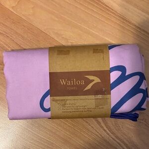 Pink and Blue Wailoa Towel